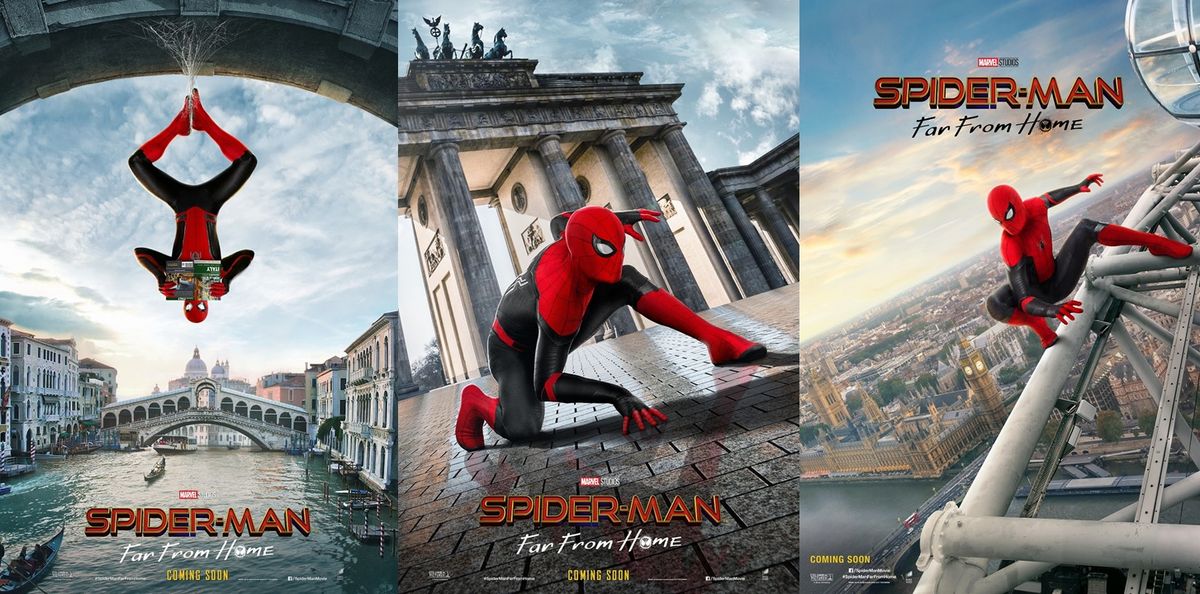 スパイダーマンがヨーロッパへ新作ポスター3種一挙公開シネマトゥデイ