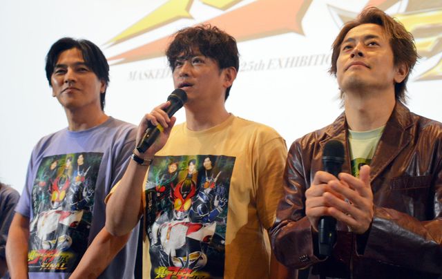 「アギト」キャストが名古屋に集結！左から要潤、賀集利樹、牧山雄亮