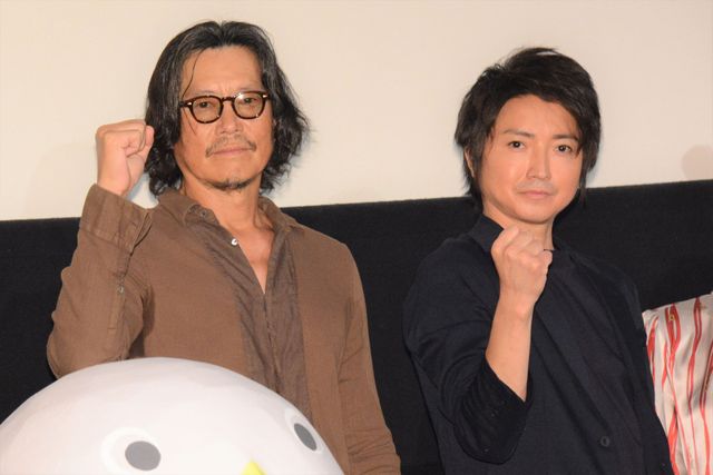 藤原竜也、土屋太鳳、風間俊介ら“鳩だるま落とし”に挑戦！『鳩の撃退法』公開初日舞台あいさつ（10枚目）