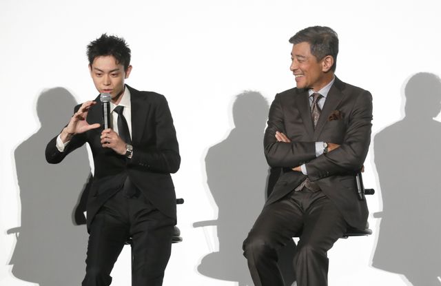 菅田将暉＆舘ひろし、まぶしい笑顔でトーク！『アルキメデスの大戦』大ヒット御礼舞台あいさつ（12枚目）