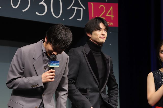 新田真剣佑、北村匠海、清原翔ら人気若手が集結！『サヨナラまでの30分』完成披露試写会（5枚目）