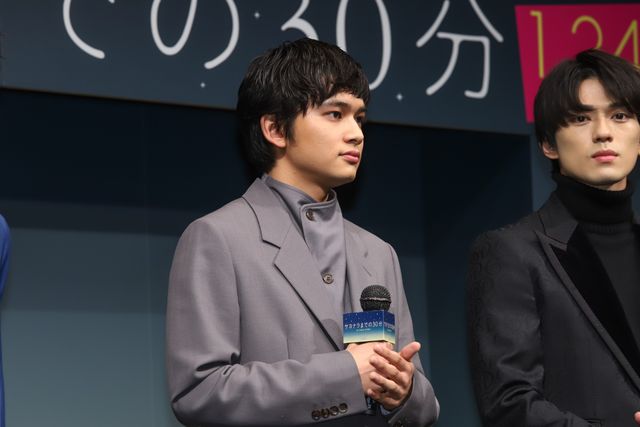 新田真剣佑、北村匠海、清原翔ら人気若手が集結！『サヨナラまでの30分』完成披露試写会（13枚目）
