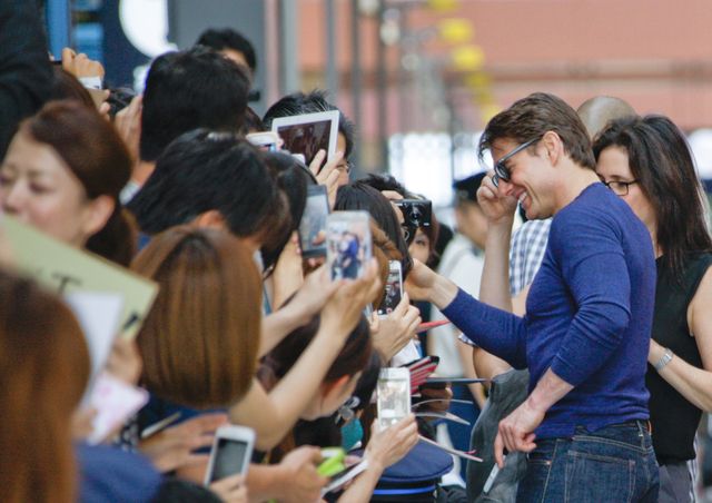 トム・クルーズ関西から初来日！「オーサカー！」の雄叫び！フォトギャラリー（2枚目）