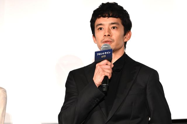 森七菜、桜井ユキら美麗ドレスで登壇　映画『フロントライン』ジャパンプレミア（7枚目）