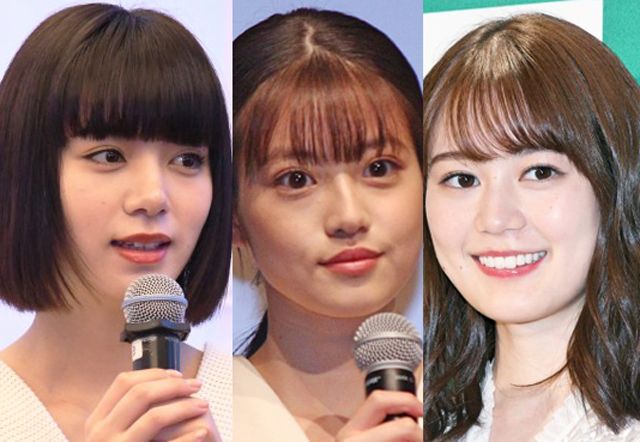 左から池田エライザ（昨年11月撮影）、今田美桜（昨年11月撮影）、生田絵梨花（昨年1月撮影）