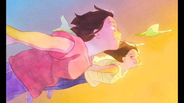 劇中ロトスコープアニメの劇中カット
