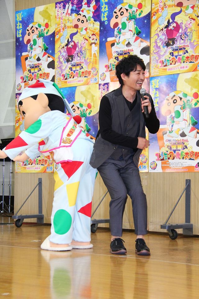 安田顕、吉瀬美智子が夫婦役！『映画クレヨンしんちゃん　爆睡！　ユメミーワールド大突撃』公開アフレコギャラリー（2枚目）