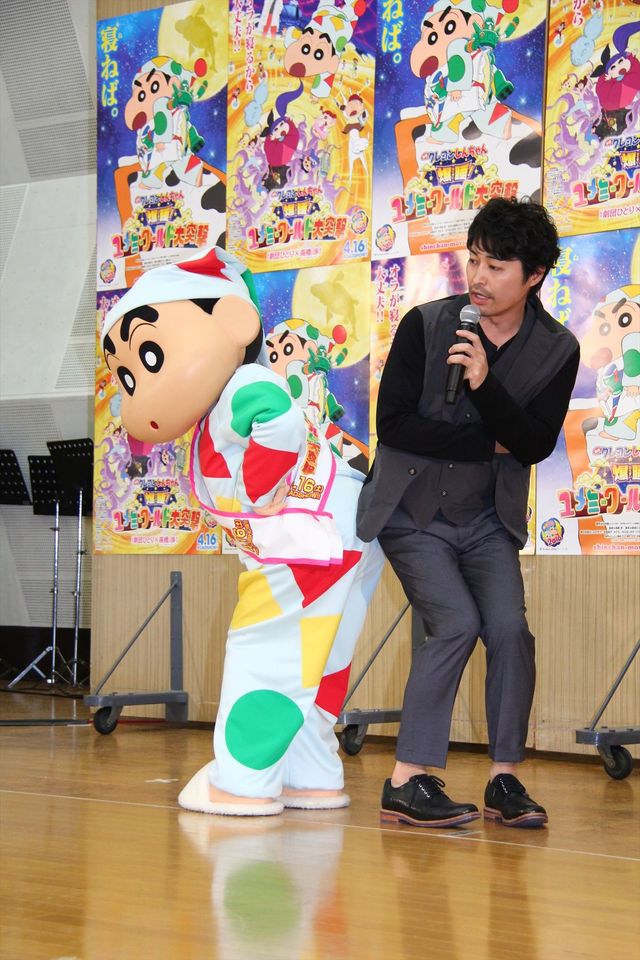 安田顕、吉瀬美智子が夫婦役！『映画クレヨンしんちゃん　爆睡！　ユメミーワールド大突撃』公開アフレコギャラリー（4枚目）