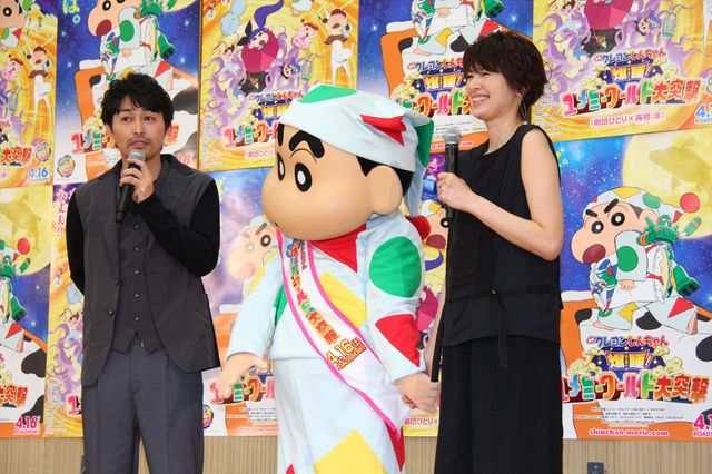 安田顕、吉瀬美智子が夫婦役！『映画クレヨンしんちゃん　爆睡！　ユメミーワールド大突撃』公開アフレコギャラリー（7枚目）