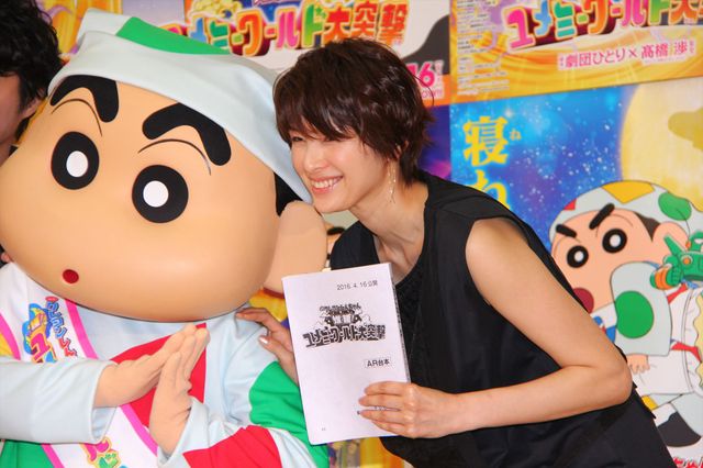 安田顕、吉瀬美智子が夫婦役！『映画クレヨンしんちゃん　爆睡！　ユメミーワールド大突撃』公開アフレコギャラリー（14枚目）