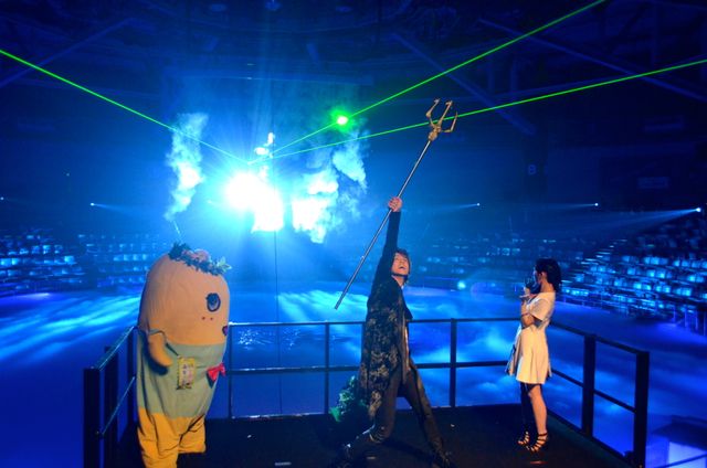 ふなっしー大ハッスル！映画『パーシー・ジャクソンとオリンポスの神々:魔の海』ジャパンプレミアフォトギャラリー（9枚目）