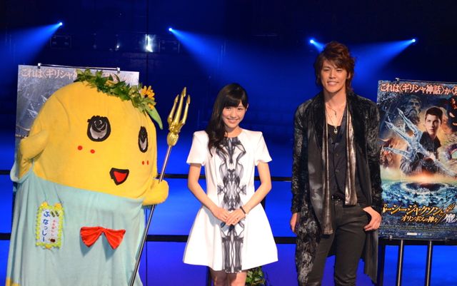 ふなっしー大ハッスル！映画『パーシー・ジャクソンとオリンポスの神々:魔の海』ジャパンプレミアフォトギャラリー（12枚目）