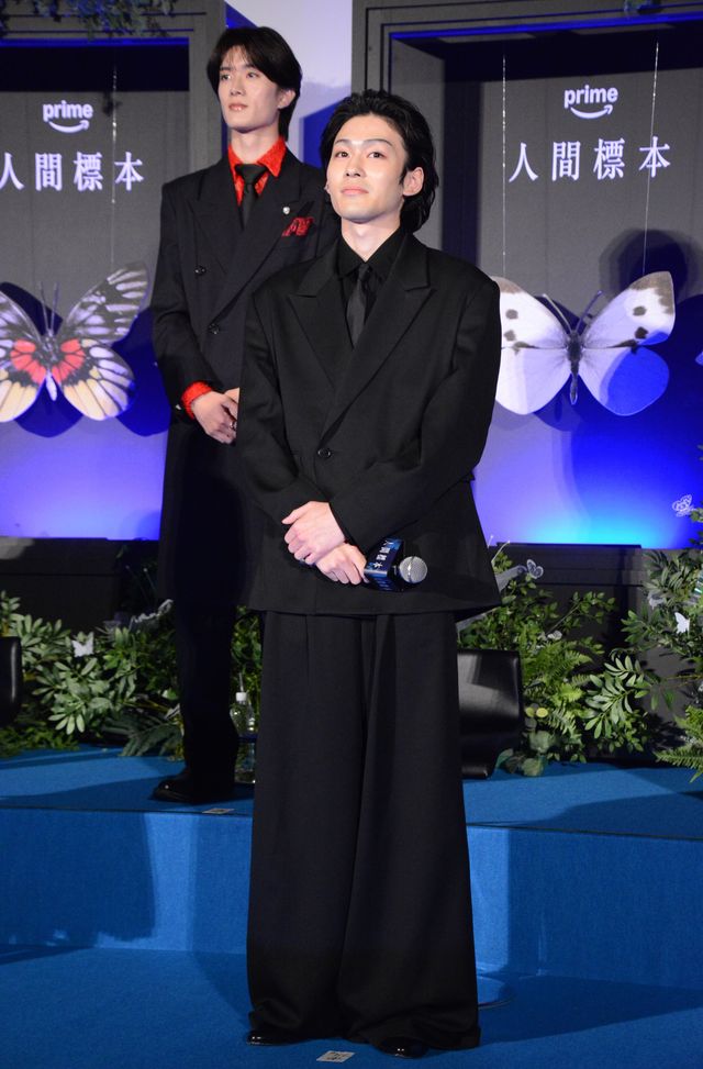 市川染五郎、荒木飛羽、山中柔太朗ら“世界で最も美しい蝶”をイメージした会場へ！「人間標本」プレミアイベント（6枚目）