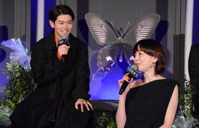 市川染五郎、荒木飛羽、山中柔太朗ら“世界で最も美しい蝶”をイメージした会場へ！「人間標本」プレミアイベント（17枚目）