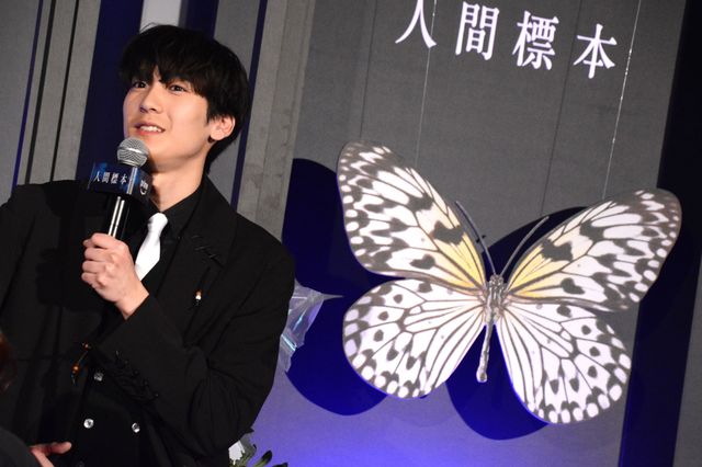 市川染五郎、荒木飛羽、山中柔太朗ら“世界で最も美しい蝶”をイメージした会場へ！「人間標本」プレミアイベント（20枚目）