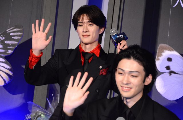 市川染五郎、荒木飛羽、山中柔太朗ら“世界で最も美しい蝶”をイメージした会場へ！「人間標本」プレミアイベント（22枚目）