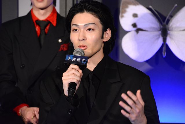 市川染五郎、荒木飛羽、山中柔太朗ら“世界で最も美しい蝶”をイメージした会場へ！「人間標本」プレミアイベント（23枚目）