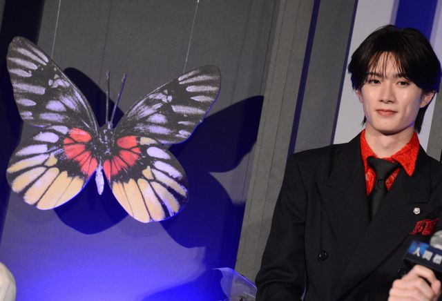 市川染五郎、荒木飛羽、山中柔太朗ら“世界で最も美しい蝶”をイメージした会場へ！「人間標本」プレミアイベント（24枚目）