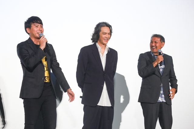 山下健二郎、ムチャな水中撮影に苦労『ウタモノガタリ-CINEMA FIGHTERS project-』公開記念舞台あいさつ（4枚目）