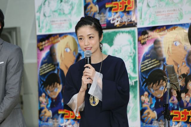 コナン君、上戸彩＆博多大吉が息ぴったりの決めポーズ！『名探偵コナン　ゼロの執行人（しっこうにん）』公開アフレコイベント：フォトギャラリー