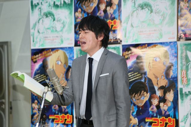 コナン君、上戸彩＆博多大吉が息ぴったりの決めポーズ！『名探偵コナン　ゼロの執行人（しっこうにん）』公開アフレコイベント（12枚目）