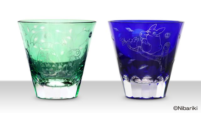 「となりのトトロ」江戸切子絵フォトギャラリー（2枚目）