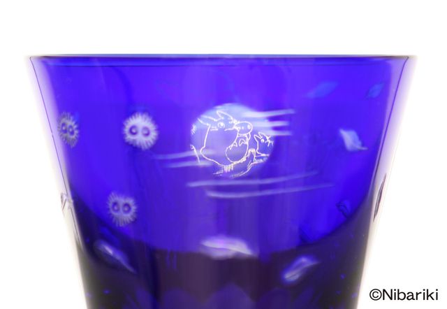 「となりのトトロ」江戸切子絵フォトギャラリー（4枚目）