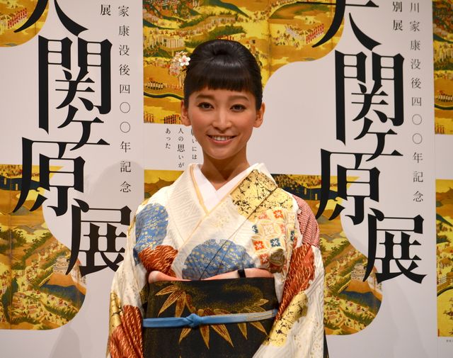 杏の艶やかな着物姿！「大関ヶ原展」記者発表会フォトギャラリー（6枚目）