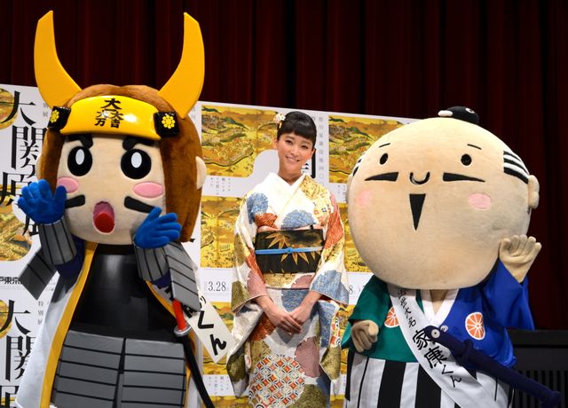 杏の艶やかな着物姿！「大関ヶ原展」記者発表会フォトギャラリー（8枚目）
