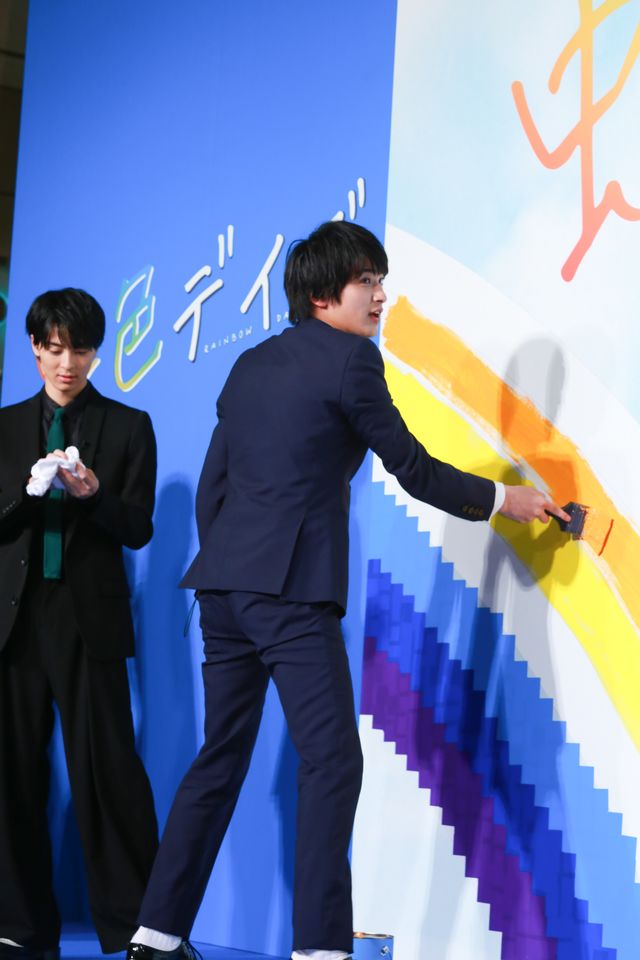 佐野玲於×中川大志×高杉真宙×横浜流星らキャスト勢ぞろい！『虹色デイズ』完成披露舞台あいさつ（33枚目）