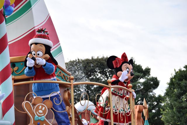 「ディズニー・クリスマス」パーク内の様子（9枚目）