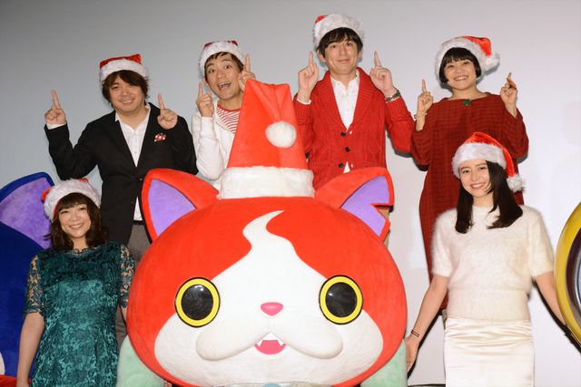 長澤まさみ、堀ちえみ、博多華丸・大吉らがサンタ帽を被って登場！『妖怪ウォッチ』初日舞台あいさつギャラリー：フォトギャラリー