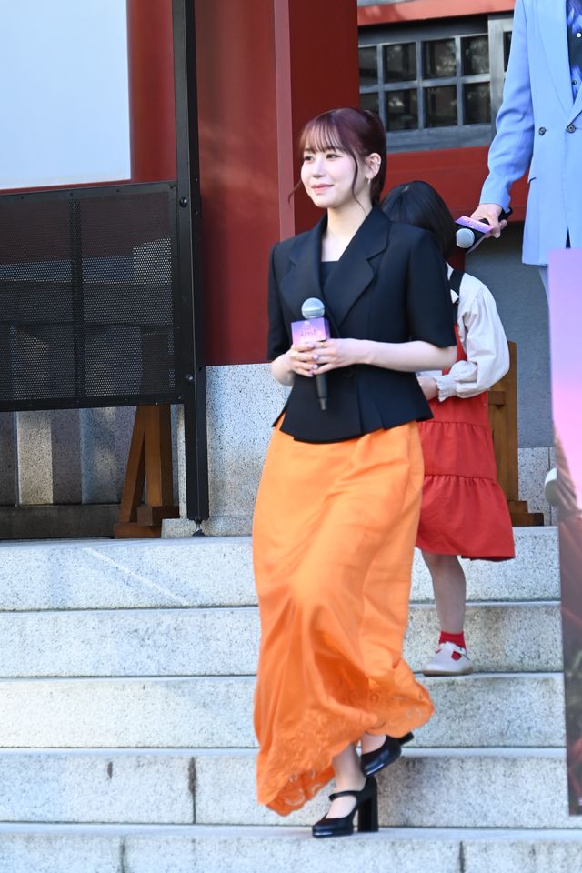 永尾柚乃＆MOMONA、キュートな共演！実写版『リロ＆スティッチ』大ヒット祈願イベント（4枚目）