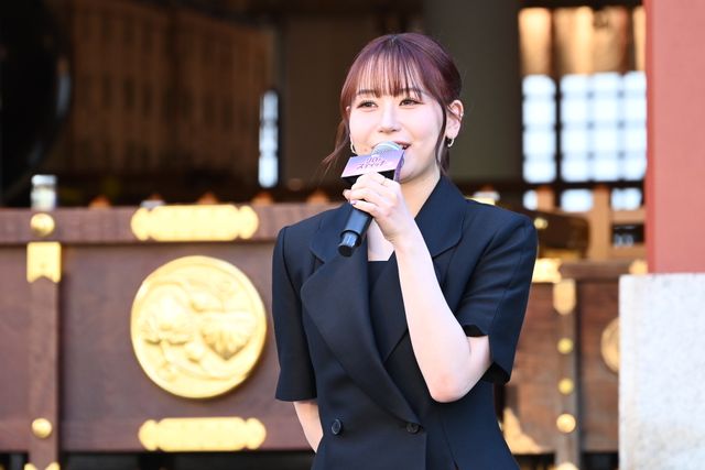 永尾柚乃＆MOMONA、キュートな共演！実写版『リロ＆スティッチ』大ヒット祈願イベント（8枚目）