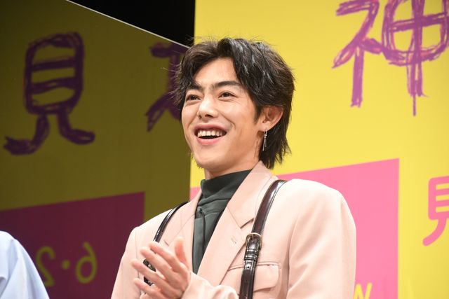 ムロツヨシ、岸井ゆきの、若葉竜也、吉村界人、柳俊太郎『神は見返りを求める』完成披露（10枚目）