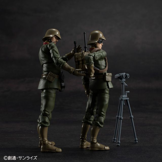ジオン軍兵士をフィギュア化！「G.M.G.（ガンダムミリタリージェネレーション）ジオン公国軍 一般兵士Ａ、 一般兵士B、 一般兵士C」（5枚目）