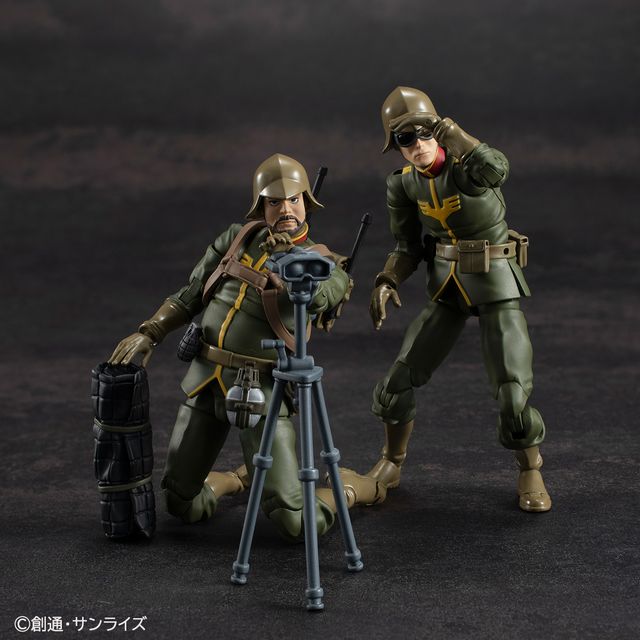 ジオン軍兵士をフィギュア化！「G.M.G.（ガンダムミリタリージェネレーション）ジオン公国軍 一般兵士Ａ、 一般兵士B、 一般兵士C」（8枚目）