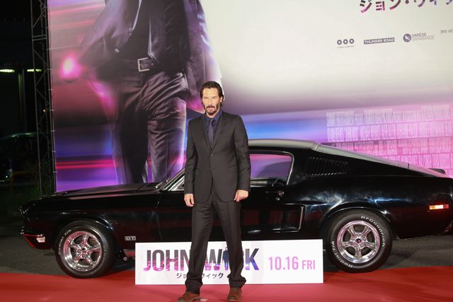 キアヌ・リーヴス、『ジョン・ウィック』ジャパンプレミアに登場！フォトギャラリー（9枚目）