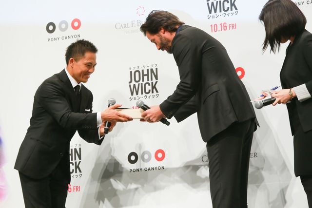 キアヌ・リーヴス、『ジョン・ウィック』ジャパンプレミアに登場！フォトギャラリー（13枚目）