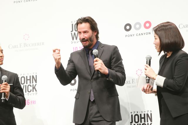 キアヌ・リーヴス、『ジョン・ウィック』ジャパンプレミアに登場！フォトギャラリー（15枚目）