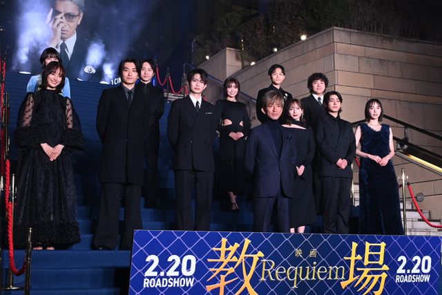 『教場』木村拓哉＆第205期生徒キャストが集結！映画『教場 Requiem』カーペットアライバル：フォトギャラリー