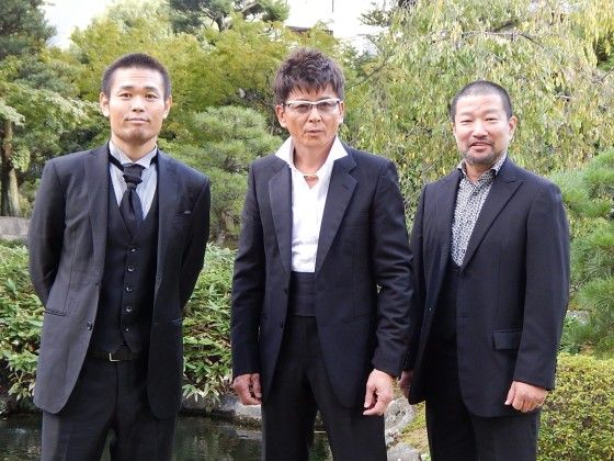 第1回京都国際映画祭レッドカーペットに登場した『Zアイランド』哀川翔、木村祐一、品川ヒロシ監督（2枚目）