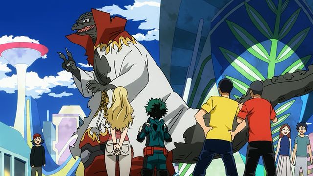 劇場版ヒロアカ、怪獣ヒーロー・ゴジロ登場！『僕のヒーローアカデミア THE MOVIE ～2人の英雄（ヒーロー）～』場面写真（4枚目）