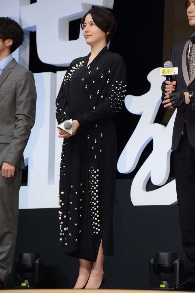 クシャリと笑う高橋一生＆長澤まさみがかわいい！『嘘を愛する女』完成披露舞台あいさつ（14枚目）