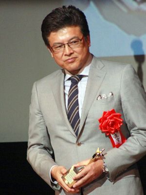 第21回日本映画批評家大賞授賞式に出席した三浦友和