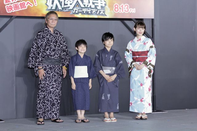 寺田心&杉咲花が浴衣姿で神田明神に!『妖怪大戦争 ガーディアンズ』大魔神復活イベント:フォトギャラリー