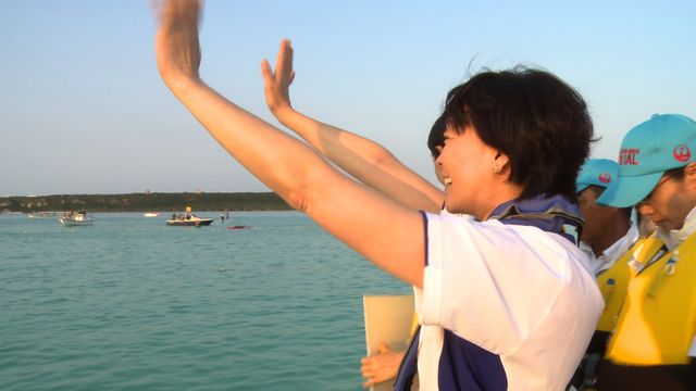 スターターを担当した安倍首相夫人・昭恵さん！映画『宮古島トライアスロン』『和食ドリーム』【フォトギャラリー】（2枚目）