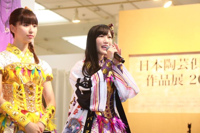 百田夏菜子、玉井詩織、佐々木彩夏、高城れにが登場！「～サイリウムが照らす未来～　ももいろクローバーZ　結成10周年記念展」オープニングイベント（10枚目）