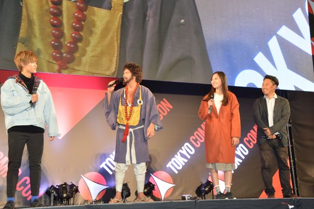 市原隼人、袈裟姿で東京コミコンに登場！映画『喝風太郎』製作発表会（6枚目）