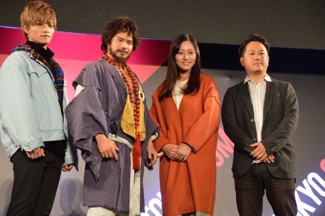 市原隼人、袈裟姿で東京コミコンに登場！映画『喝風太郎』製作発表会（12枚目）